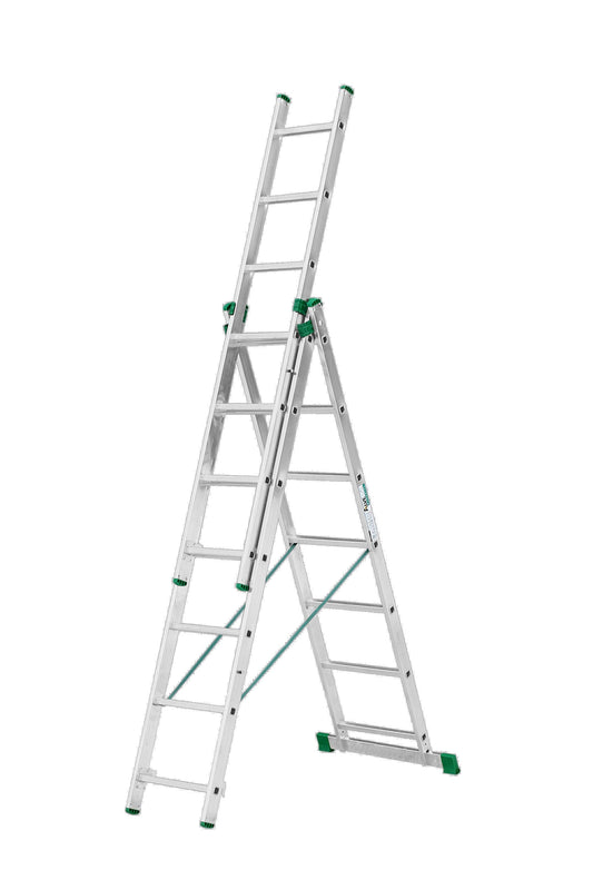 TRIPLE SECTION LADDERS 3x7, model 7607 with removable third element
