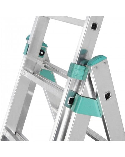 TRIPLE SECTION LADDERS 3x7, model 7607 with removable third element