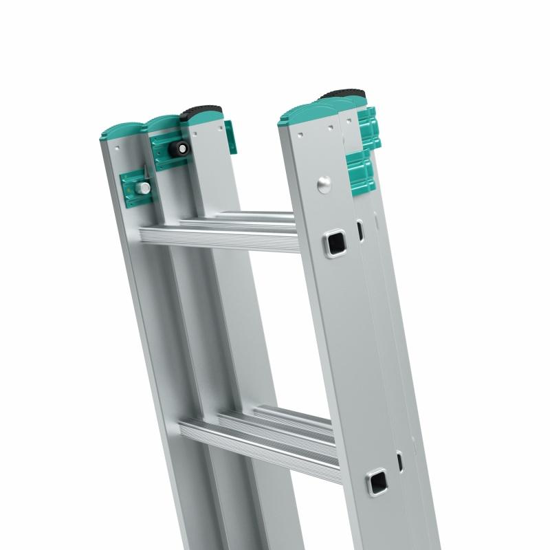 TRIPLE SECTION LADDERS 3x7, model 7607 with removable third element