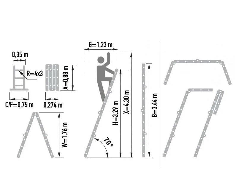 LADDERS JOINTS, model 4410